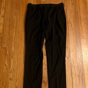 EXPRESS Men's Wrinkle Resistant Extra Slim Black STRETCH Dress Pants ~ Sz 29x32